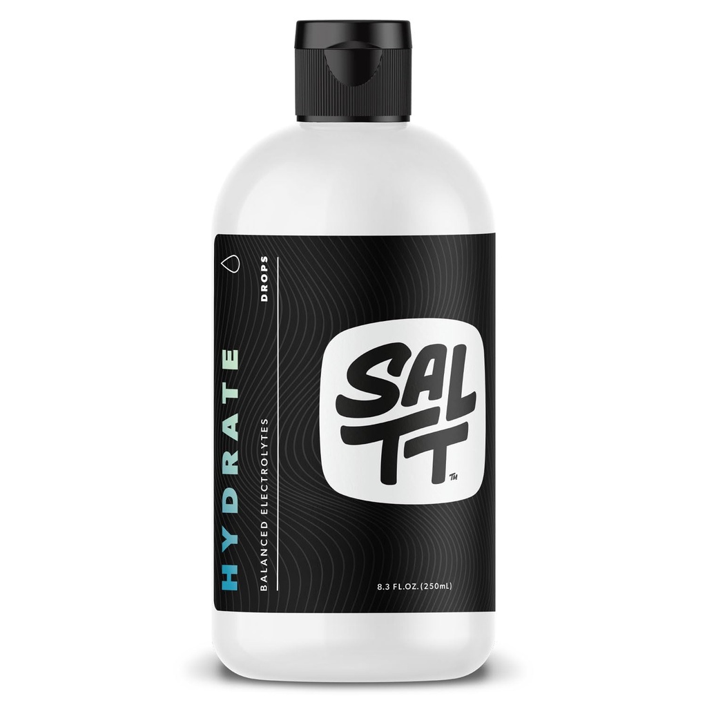 SALTT 液化电解液滴 - Keto 饮食 - 间歇快餐 - 免疫支持 - Gluten & Sugar Free - Paleo - Sodium, 镁,钾和跟踪矿物 - 不受欢迎 - 8.3 fl oz