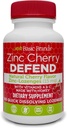 Basic Brands – 锌樱桃 – 100 Lozenges – 天然樱桃 Flavor Zinc – Lozenges – Immune Boost, Cold Relief, 非GMO, 锌乙酸和维生素 C - 2-Pack