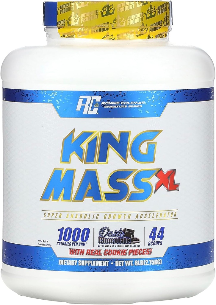 Ronnie Coleman 签名系列 King Mass-XL 暗巧克力超级异构生长加速器 6英镑,6英镑