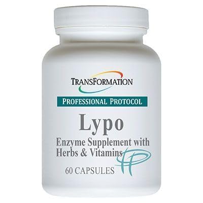 转化酶 Lypo Enzyme 配药草和维生素促进消化健康, 60 Caps