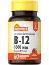 Sundance Vitamin B12 1000 mcg QQ 快溶板 QQ As Methycobalamin QQ Vegetarian, Non-GMO & Gluten Free Supplement 页面存档备份,存于互联网档案馆