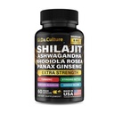 Shilajit Ashwagandha Rhodiola Rosea Panax Ginseng - 男女配音 - Shilajit Capsules - 60名蔬菜配音员