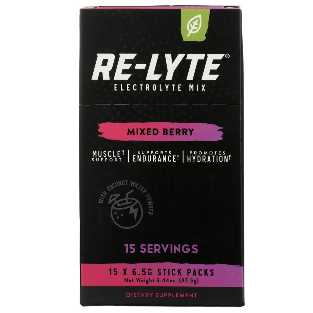 ReLYTE Re-Lyte 电解质 饮料 混合莓 15