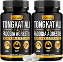 (2 Pack) Tongkat Ali Fadogia Agrestis for Men Supplement, Male Nitric Oxide Booster Tongjack Tongkat Ali 提取粉末维生素测试泵流性能 Blend Tongkat-Ali for Women (120 Capsules)