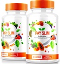 NutraRize(2 Pack) Pay Slim Capsules, PaySlim All-Natural Suppose for H健康体重损失, 实现身体和健身目标的精密公式, 官方审查(120 Capsules)