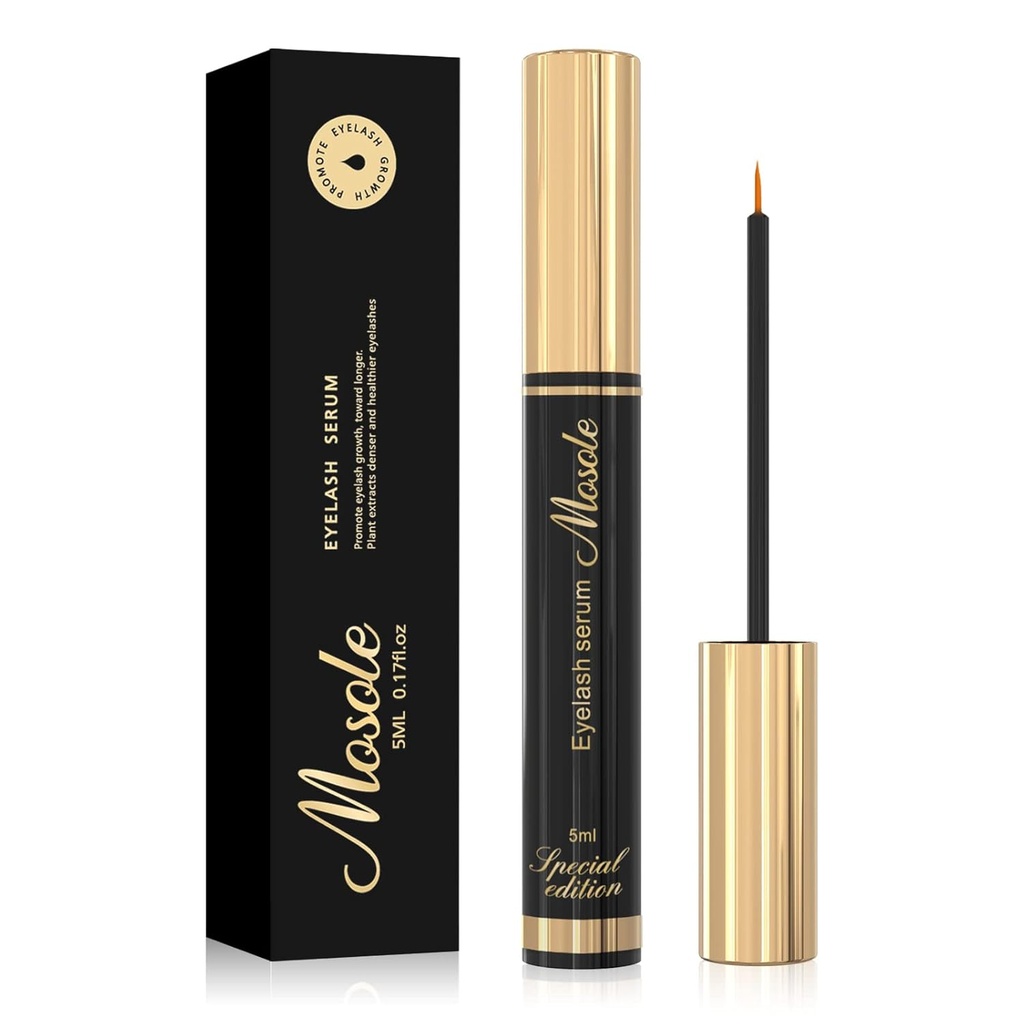 眼球生长先质液 - 5ml Fuller & Longer looking 眼睫毛 Lash 为天然拉舍或拉什扩展和眉毛增强血浆, Vegan & Cruelty-free