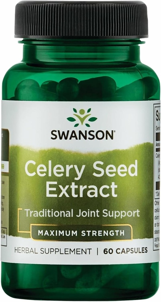 Swanson Superior Herbs - Celery种子提取 - 最大强度 - 150毫克 60卡普尔