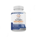 成人的NeuroGro自然大脑补充物,60 Capsules - Bacopa Monnieri的营养混合物,Ginkgo biloba, Melissa Officinalis & Citicoline for Brain Focus and Memory