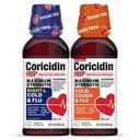 Coricidin HBP 最大强冷和流感日与夜无糖液双包,无十进制-无高血压成年人冷药 - 12 Fl Oz(包2)