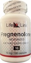 LifeLink Pregnenolone → 10mg x 180 Capsules → Immune System Support, Anti-Age, Memory, 认知 → Gluten Free & Non-GMO → 制造于美国