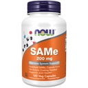 Now 食品补充品,SAMe(S-Adenosyl-L-甲基安非他明)200 mg,神经系统支持*,120 Veg Capsules