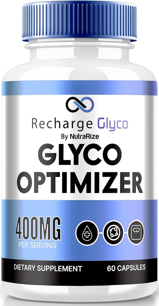 重充Glyco Capsules, 重充Glyco-Optimer for Health and Well, 所有天然Glyco支持, 官方Glyco优化器, 重充Glyco审查(60 Capsules)