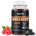 Shilajit Gummys 1000mg -- -- Shilajit 纯喜马拉雅男女生物 85+ 轨迹矿物 Shilajit Resin with Ashwagandha, Maca, 黑种子油 - 能源,脑,豁免,无糖草莓 60ct