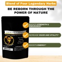 Phoenix Rejuvenation Formula - Lost Empire Herbs Energy Blend 4 Top Natural Health Herbs Pine Pollen, He Shou Wu, Ant, and Shilajit (100g Powder) 凤凰复兴公式 - 失落的帝国 赫布斯 能源混合 4 顶级自然健康 赫布斯 Pine Pollen,贺寿武,蚂蚁,和希拉吉特 (100g粉)
