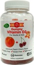 BioTree Labs 维生素D Gummy Bears - Pack of 100,面向成人和孩子 |桃和樱桃 Flawared Chewable Vitamin D3 → Great for Health Bones, teeth, Immune System, Brain and nervoous System