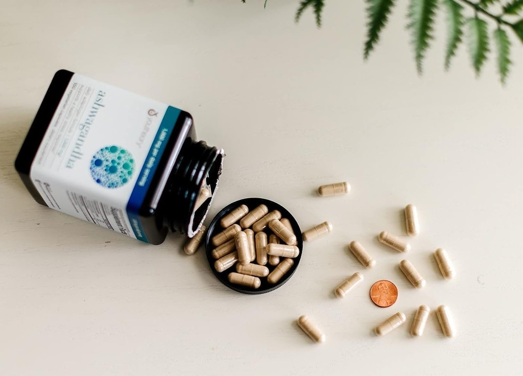 Ashwagaandha 补充 有机 KSM-66 Ashwagaandha 蔬菜补充 180 Capsules, 每人每天服务1000毫克, 帮助支持健康应激反应管理, 清除