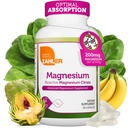 Zahler - 镁补充卡普尔 200 mg(90 counter) 经认证的Kosher Bioactive Magnesium Citrate for Max Acception - 天然镁矿物 男女 - 最佳镁补充剂