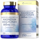 Carlyle 缓冲镁 双聚氯乙烯 665 mg → 250 Capsules → Chelaed 基本矿物 → 非GMO 和 Gluten 免费补充品
