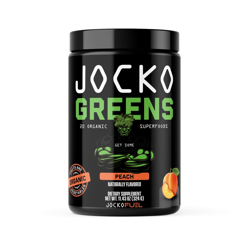 Jocko Fuel Daily Greens Powder - Premium Organic Greens 超食品粉促进古特健康,文摘,布洛丁,Immune 支持斯皮鲁尼亚,氯拉,消化酶,以及Probiotics - 30 services