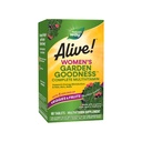 Nature's Way Alive! Women's Garden Goodness Complete Multivitamin, 1 Serving Veggies & Fruits per 2-Tablet Serving, with Organic Kale, Acai, Raspberry, 60 Tablets (Packaging May Vary)