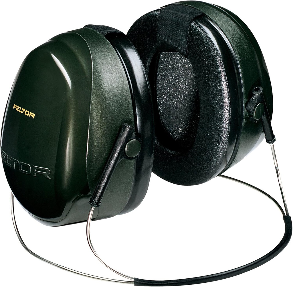 3M - H7B Peltor Optime 101 后头 Earmuff, 听力保护,耳朵保护者,NRR 26 dB Green