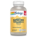 Solaray Super Bio Buffered Vitamin C 1000mg, Two-Stage, Timed Release Vitamin C with Bioflavonoids, Immune Support Supplement - High Absorption, Vegan, 60 Day Guarantee, 180 Servings, 360 VegCaps 140