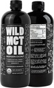 Wild MCT Oil Organic Coconut – 32 fl oz – from 100% Natural Coconut – Flavorless & Odorless C10/C8 MCT Oil for Energy & Cognitive Support – Keto-Friendly – Perfect for Coffee, Shakes & Recipes