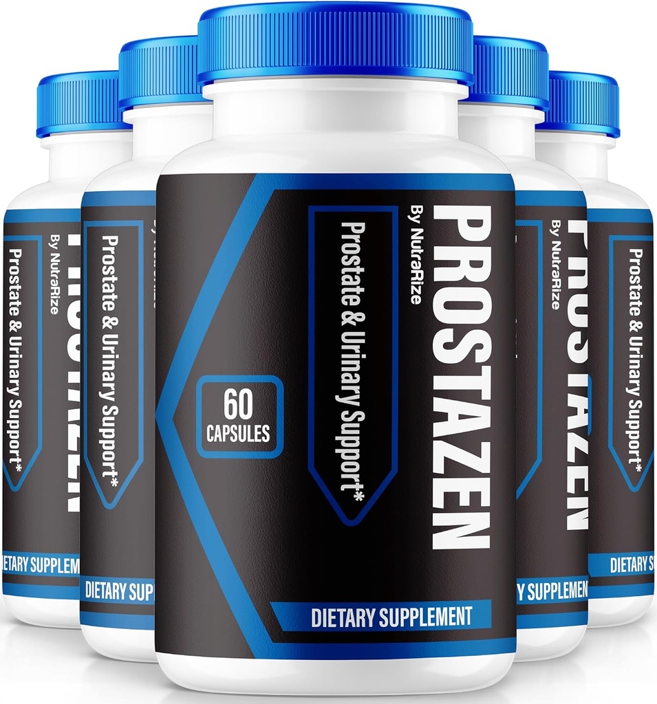 NutraRize(5 Pack) Prostazen Capsules,官方Prostazen Pills支持前列腺健康,Prostazen Plus Premium公式,Prostazen促进健康前列腺,Prosta Zen Pastillas Review (300 Capsules)