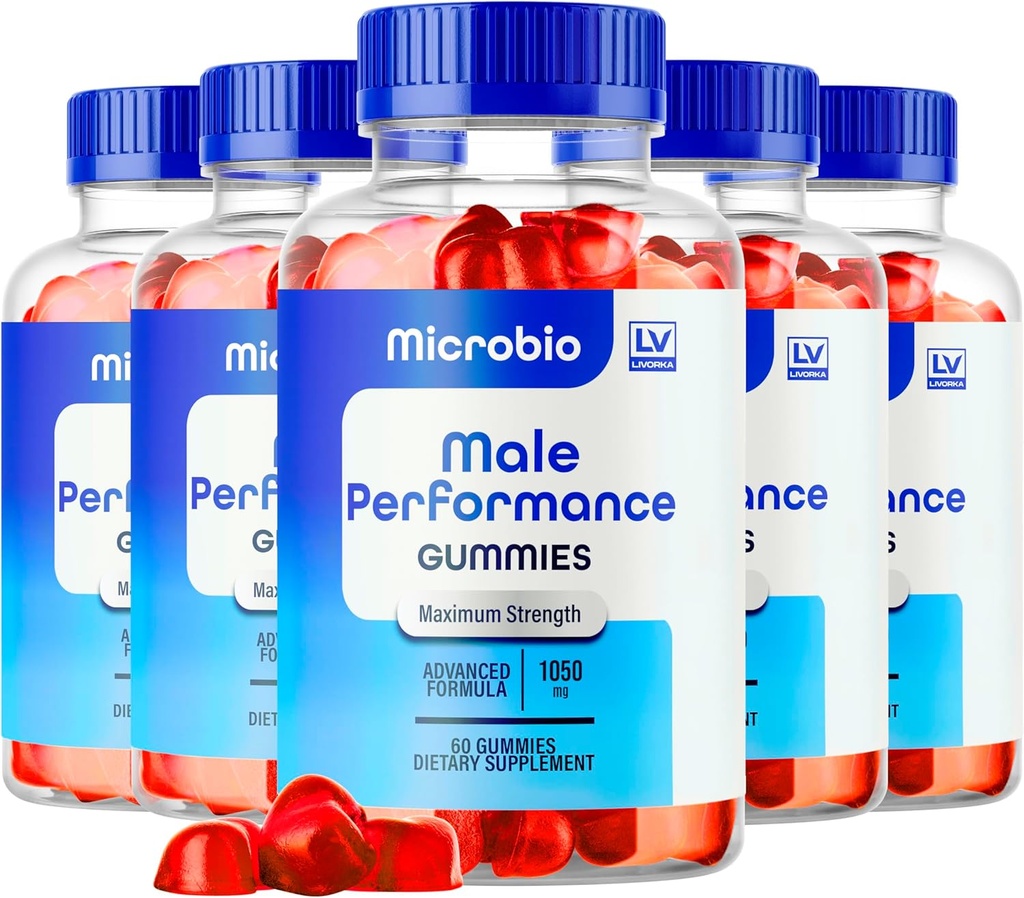 LIVORKA (5 Pack) Microbio ME Gummys, Microbio ME Gummys for Men, Microbio ME Gummys, Microbio ME Gummys - 所有自然支持补充 Gummys, 300 Gummys for 5个月.