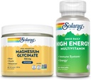 SOLARAY 甘化镁 350mg和高能 多维特敏盒 - Chelated Magnesium and Once Daily Multi - 骨质健康、肌肉、心脏和免疫支持,60天保障,6oz/60ct