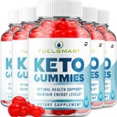 Fuel Smart ACV Gummys 补充 - FuelSmart + ACV 重量管理 Gummys 苹果 苹果 苹果 苹果 醋 1000MG 燃料 智能 Keto Gummys Reviews 维生素 B12 (5 Pack - 300 Gummys)
