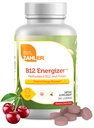 Zahler Energizer - Folate和B12 补充剂 - 快速溶解樱桃 Flavor Lozenges 双维生素 甲基化 B12 & Folate 补充剂 1,360 mcg Folic Acid (360 Counter)