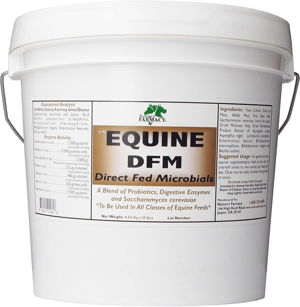 大自然的农艺 Equine DFM(直接美联储微信) 活生素,酶 5亿 CPU OUNC(5英镑)