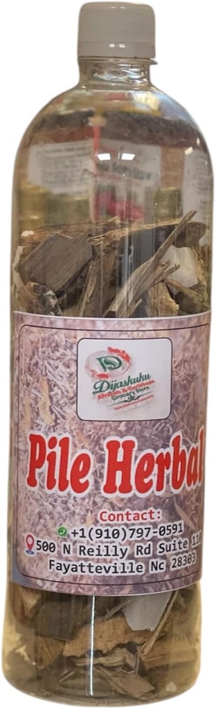 Pile Herbs (Agbo Jedi) 传统草药补充剂,塑料瓶