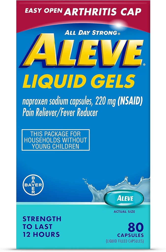 Aleve 关节炎液体盖尔斯 80厘米24厘米