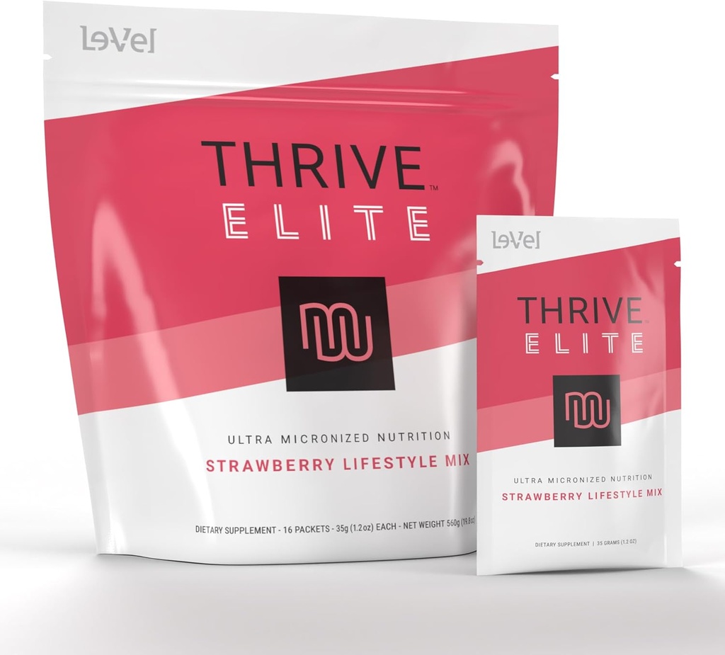 Le-Ver Trive Elite 蛋白质摇摆 QQ Gluten-Free, 蛋白质混合剂与BCAAs, Probiotics & Ezymes QX16 服务 - 单包,草莓