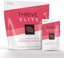 Le-Ver Trive Elite 蛋白质摇摆 QQ Gluten-Free, 蛋白质混合剂与BCAAs, Probiotics & Ezymes QX16 服务 - 单包,草莓