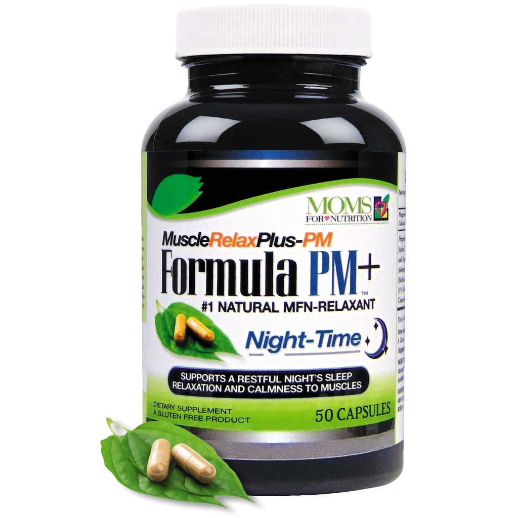所有自然肌肉放松公式 PM Plus - 超过1,150毫米支持 - 夜间放松器 - 最大强度自然放松器(50计)