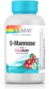 Solaray D-Mannose 配以 Cran Actin - 60 蔬菜卡普尔