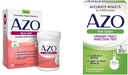 AZO Boric Acid 阴道套件有助于支持阴道控制和平衡阴道PH,30个尿道感染(UTI)检测带,2分钟的准确结果,3个计数