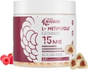 L-Methylfolate 15mg Gummys for addient,无糖Gummys 帮助改善能量,大脑功能 - 活性Folic Acid & Vitamin B12 免疫支持补充剂,非GMO,Gluten Free