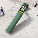 药丸组织者 7日,每周旅行药丸案,每日药丸盒,可爱药丸持有者持有维生素,药品,药丸,补充品(绿色)