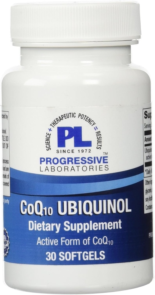 进步实验室 COQ10 Ubiquinol 补编,30 Counter