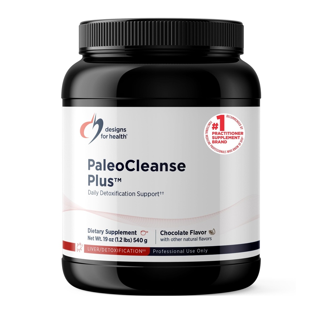 健康PaleoCleanse Plus的设计 - 装有18g Bone Broth 蛋白质的解毒粉,抗氧化剂草药,维生素+矿物 - 滑动摇摆饮料混合剂,巧克力(15 services / 525g)