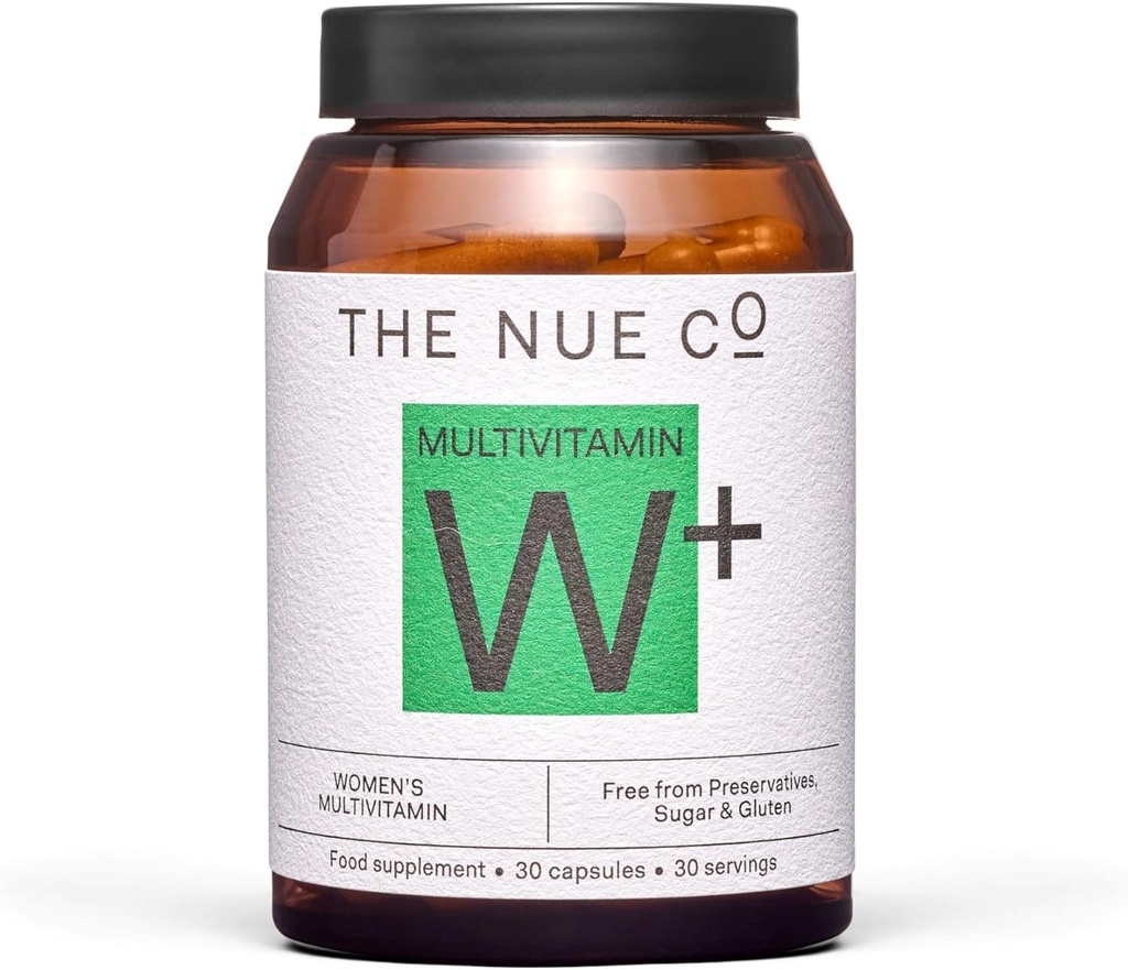 Nue Co. MULTIVITAMIN 妇女辅助计划——支持能源、豁免、焦点、维冈、格卢滕自由,30个卡普勒