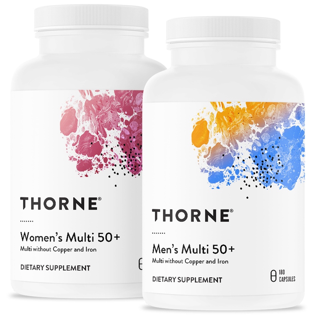 THORNE - 积极老龄化的多维他明包 - 适合男女的营养 50+ - 30个服务对象