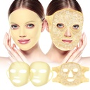 Face Ice Pack 和 2 Packs 硅酮面罩封面,全面冷冻面罩 热冷面压缩可重新使用的皮肤护理套件 女性用于饱和的居住救济美人 Spa 基本内容