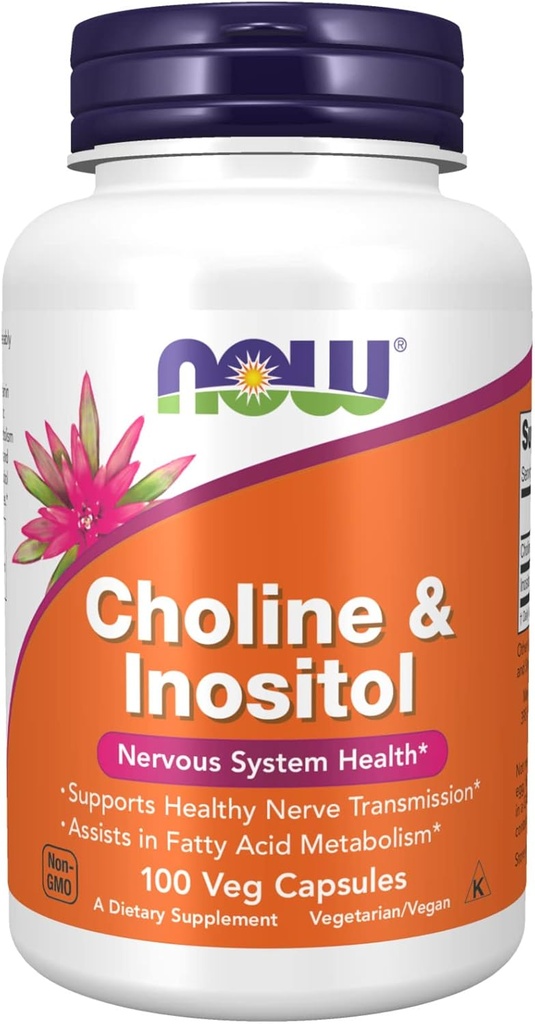 Choline & Inositol, 500 mg, 100 Caps by Now Foods (Pack of 6) (原始内容存档于2019年).
