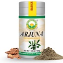 BASIC AYURVEDA Arjuna Bark粉(Terminalia Arjuna) 传统上用于心脏和生命力支持 | 纯和自然 | 非GMO,Gluten-free | 3.53 Oz (100g)