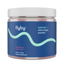 Flyby Electrolytes Powder [无添加糖:自然甜化] 含有钾,AquaminTM Calcium & Magnesium,海盐钠,全谱 72 痕量矿物 - 草莓柠檬水